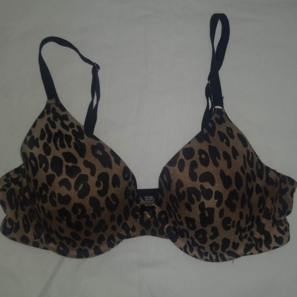 Soma Embraceable Average Coverage 36C bra Leopard